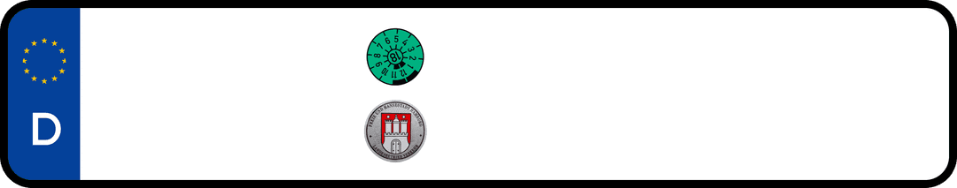 Nummernschild NW | Kennzeichen NW