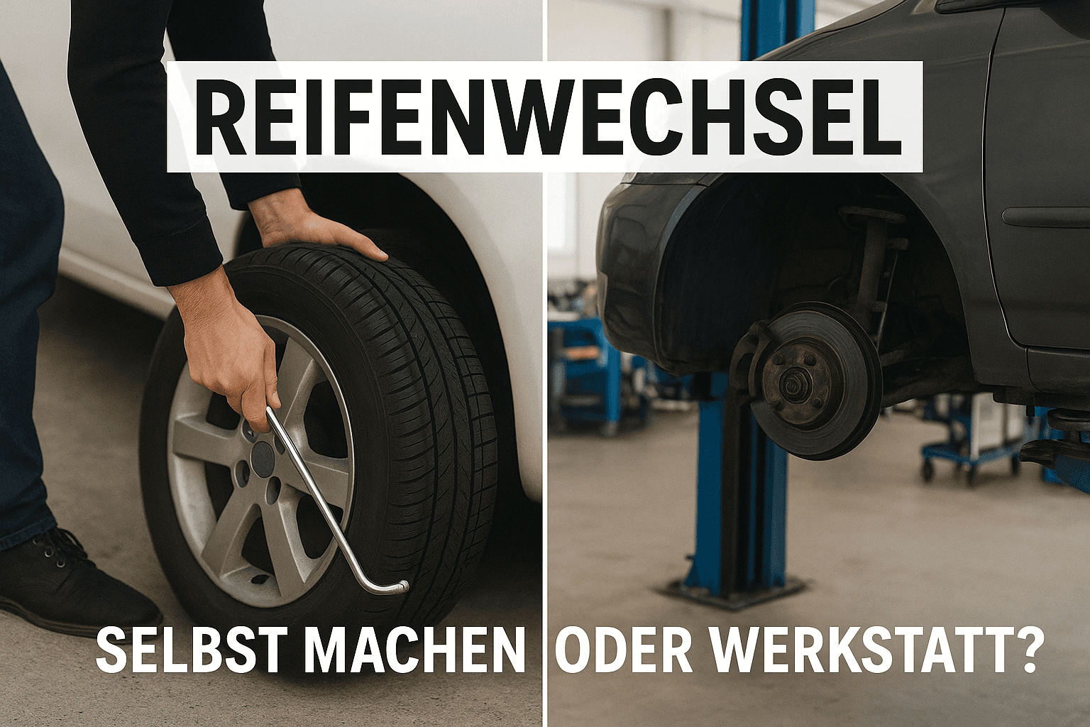 Titel: Reifenwechsel selbst machen oder Werkstatt? Vor- und Nachteile