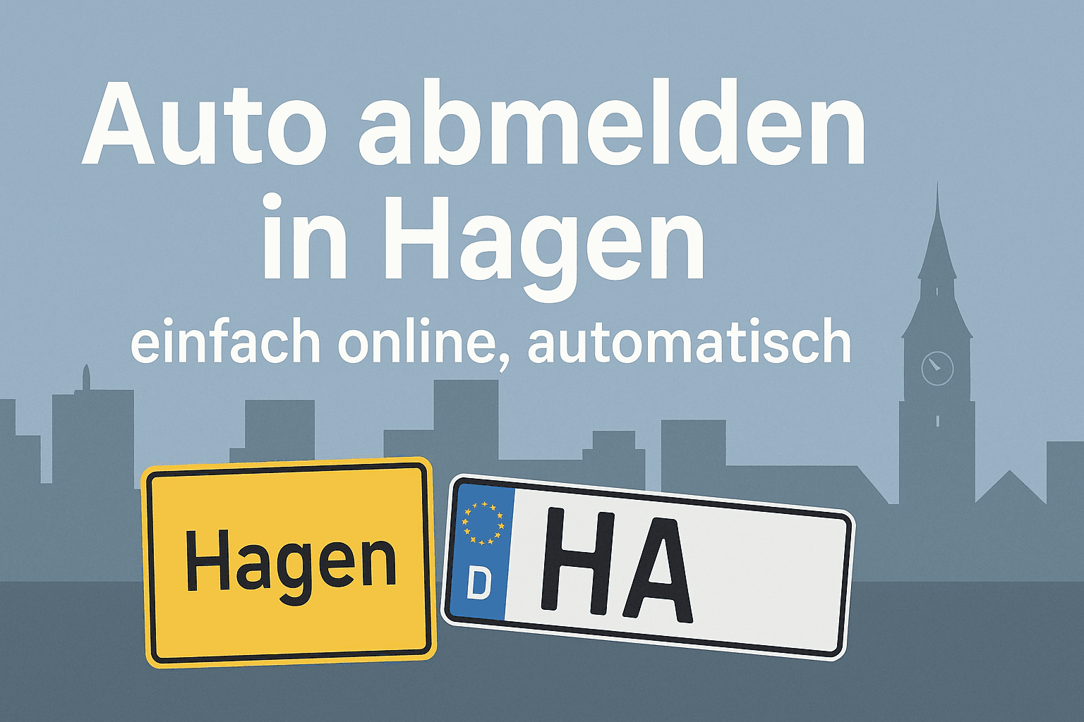 Auto abmelden in Hagen – jetzt auch online möglich