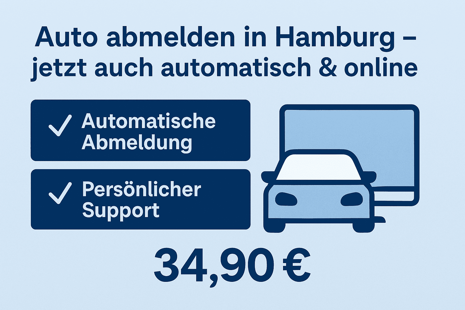 Kfz abmelden in Hamburg – jetzt auch automatisch & online